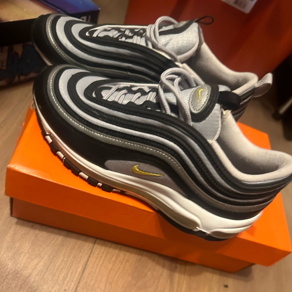 Black and Gray Nikes